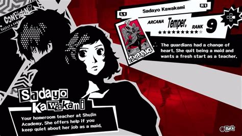 kawakami persona 5 confidant guide.